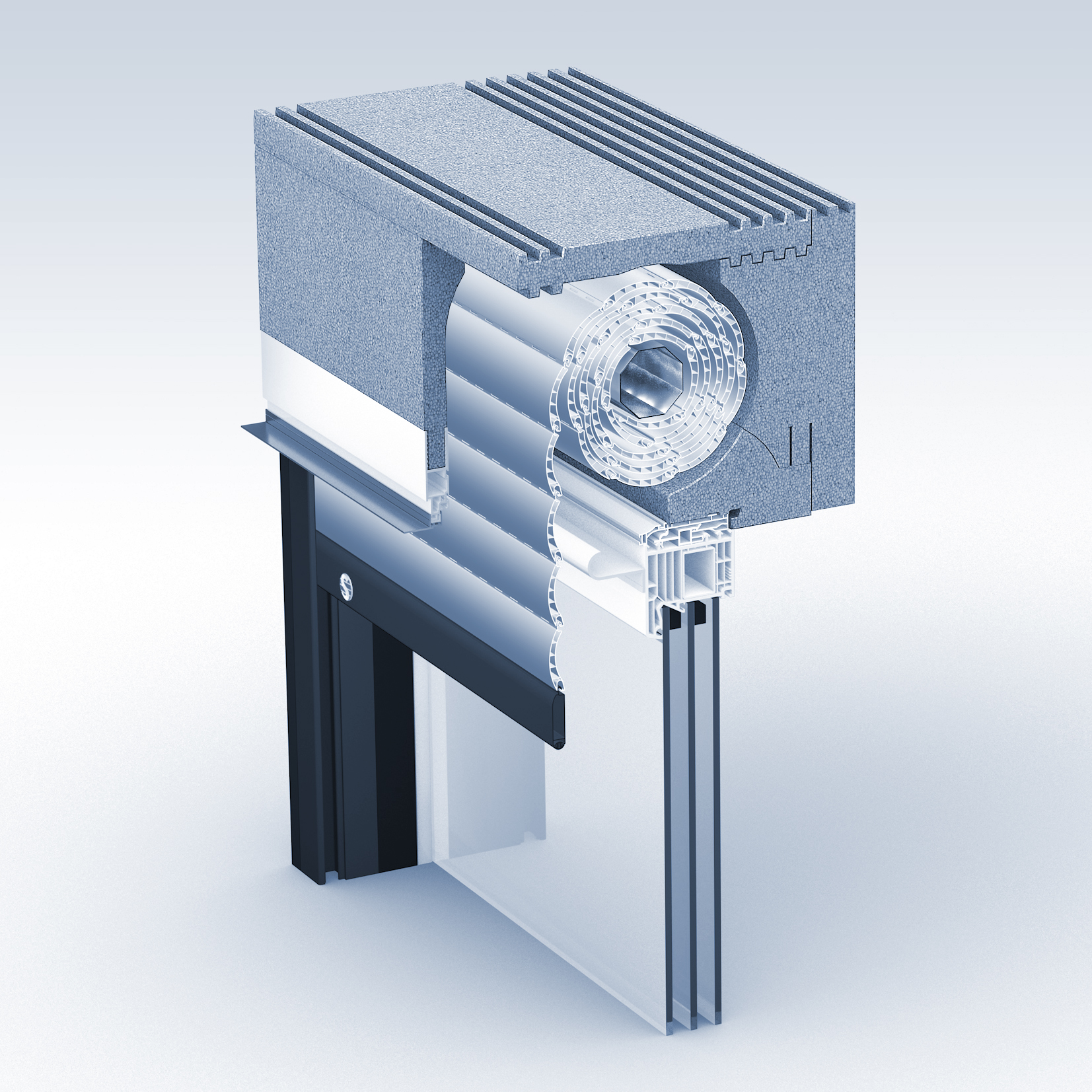 CAD 3D-Simulation Rolladen